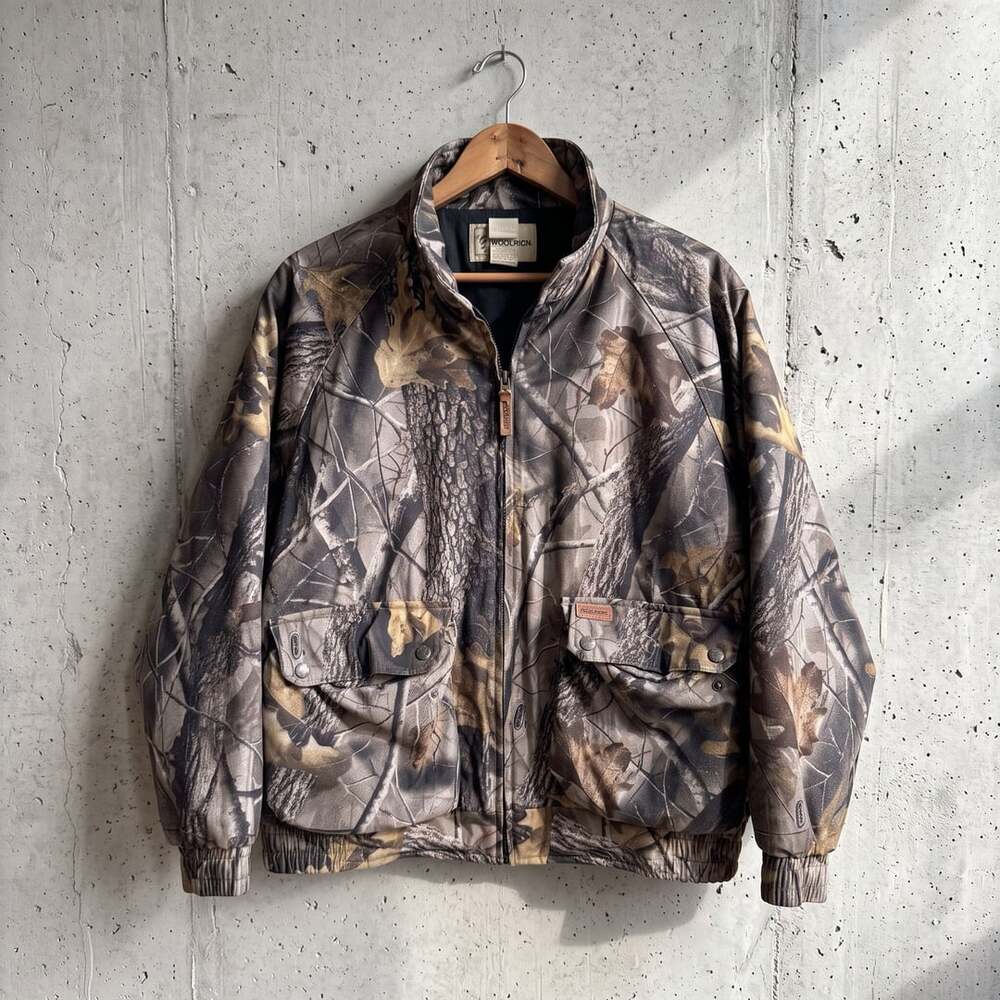 Woolrich Camouflage Puffer Jacket